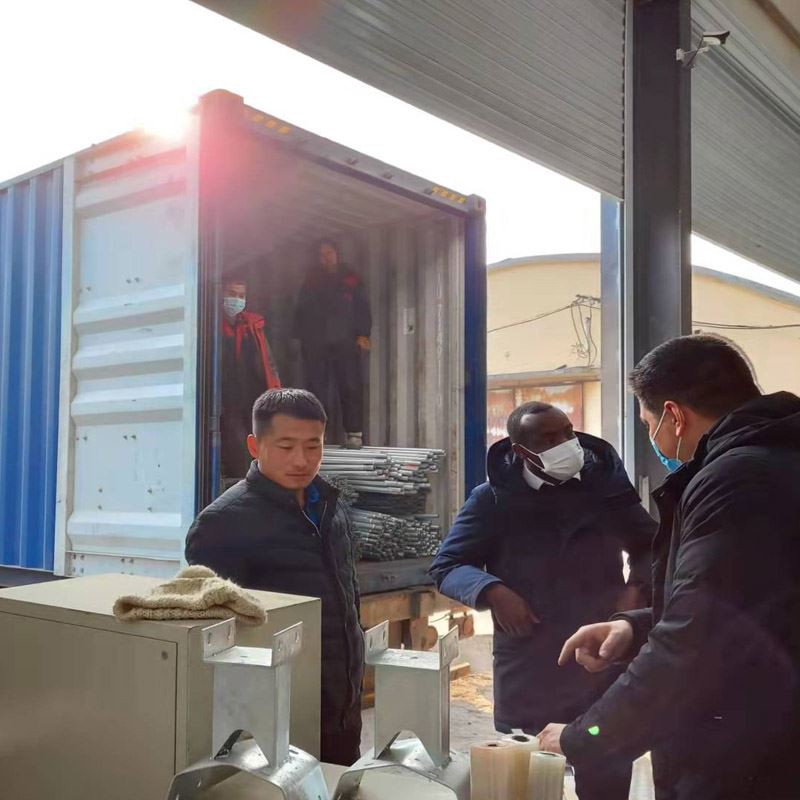 Visita del client Jianda Greenhouse Material Co., Ltd