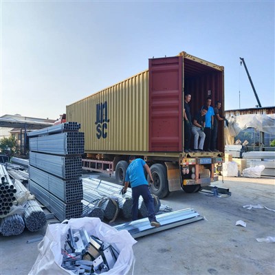 Enviament de material hivernacle galvanitzat en calent